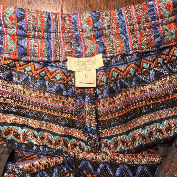 J. Crew Multicolor Patterned High Waist Shorts - Picture 3 of 3